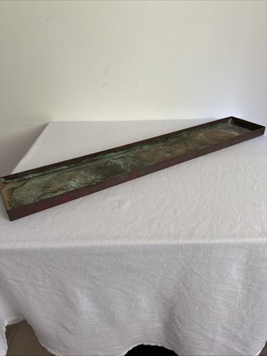 Antique copper drip - copper, tray