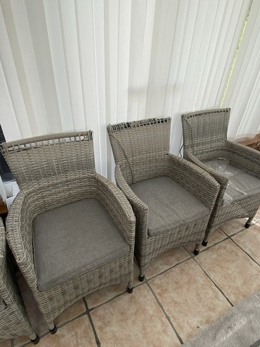 Set grey rattan garden - set, of