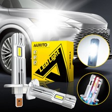AUXITO H1 Super White 6500K CANbus Kit LED Headlight Bulbs High Low Beam Combo 2