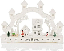 Candle Bridge White Wooden