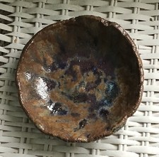 Handmade  Ceramic Crisp, Nut