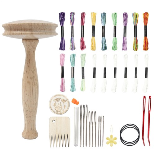 Wooden darning mushroom smooth - wooden,