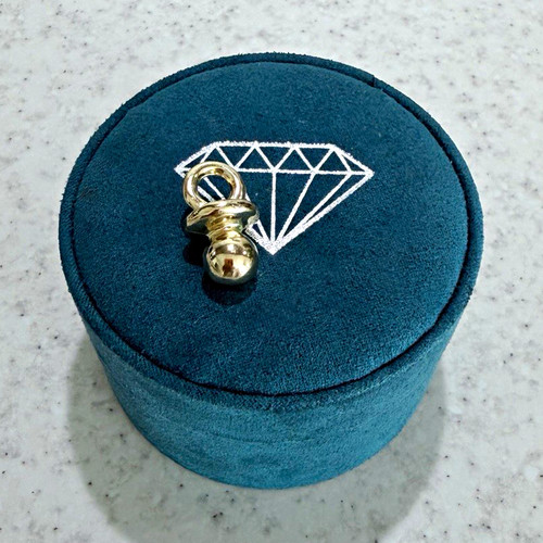 9ct yellow gold - gold, pendant
