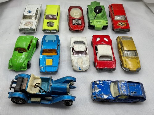 Vintage diecast cars job lot - vintage,