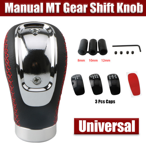 Universal black red leather - universal,