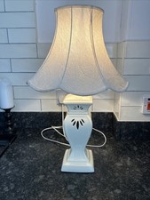 Cream Ceramic Table Lamp with
