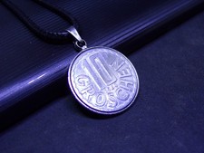 Austrian Coin Pendant Necklace