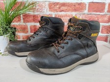 DEWALT EXTREME 3 BROWN SAFETY BOOTS UK 10 EU 44 STEEL TOE WORK MENS LACE UP