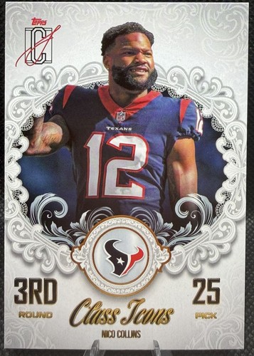 Nico collins 2025 topps - collins,