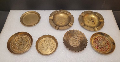 Vintage brass dish joblot - vintage,