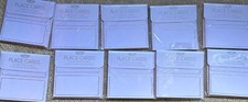 joblot bundle 200 Ginger Ray wedding place Name cards White Silver Foiled Border