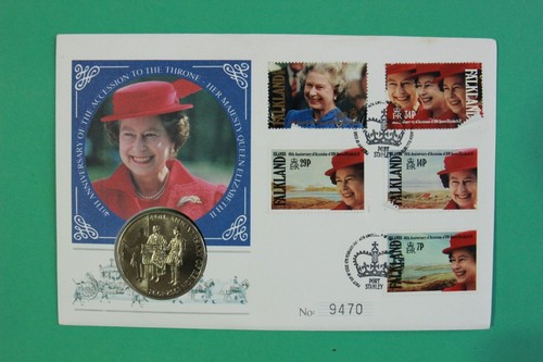 1992 falkland islands - islands, coin