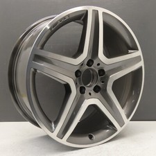 MERCEDES GLA X156 19" AMG LINE ALLOY WHEEL RIM CUT GREY DIAMOND CUT GENUINE X1