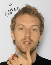 CHRIS MARTIN Signed Photograph