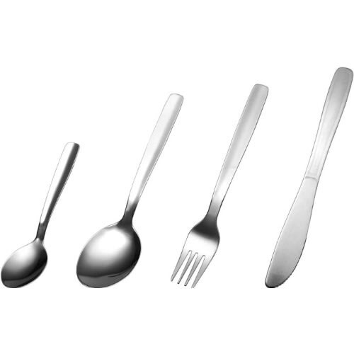 12x stainless steel - steel, teaspoons