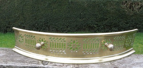 Small antique brass fretwork - antique,