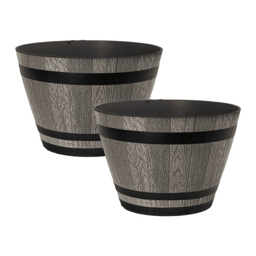 2pc plastic whiskey - plastic, barrel