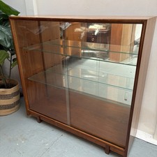 Mid Century Mirror Backed Teak
