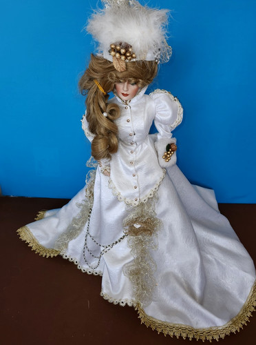Franklin mint christmas doll - franklin,