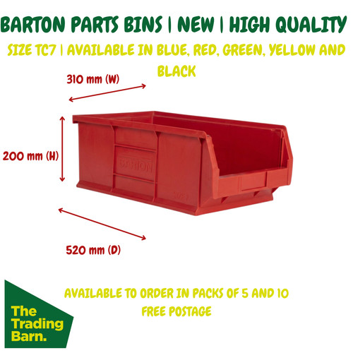 Plastic parts lin bins - plastic,