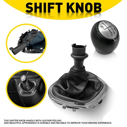 Gear shift lever knob gaiter - lever, knob&gaiter