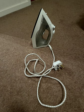 Silver and White Electric Steam Iron by Argos