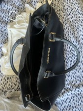 Michael Kora Saffiano Leather Large Satchel Bag