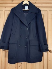 John Lewis Women's Oversized Navy Peacoat Size 14
