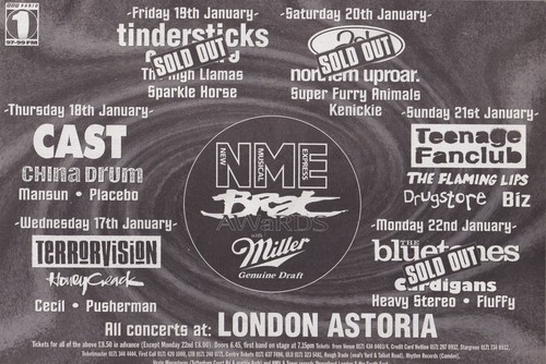1996 nme brat awards - nme,