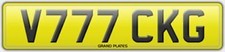 Vicky number plate vick - number, g