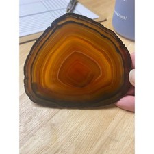 Natural brazilian agate slice - natural,