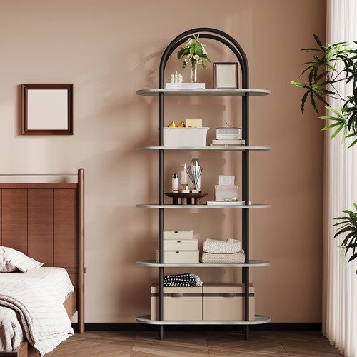 Tier arched bookcase - arched,