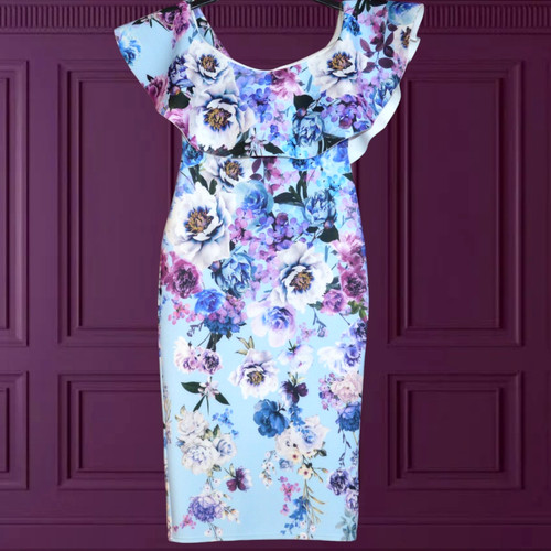 Goddiva sze blue floral - 8,
