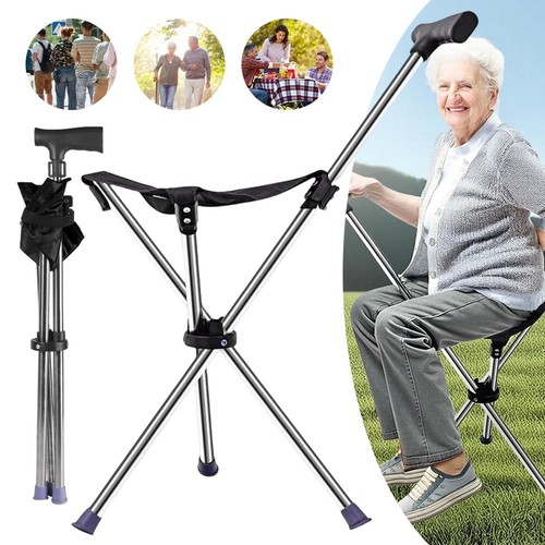 Folding portable walking stick - walking,