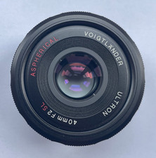 Voigtlander Ultron 40mm F2 SL II N Nikon Ai-s Pancake Lens Original Accessories
