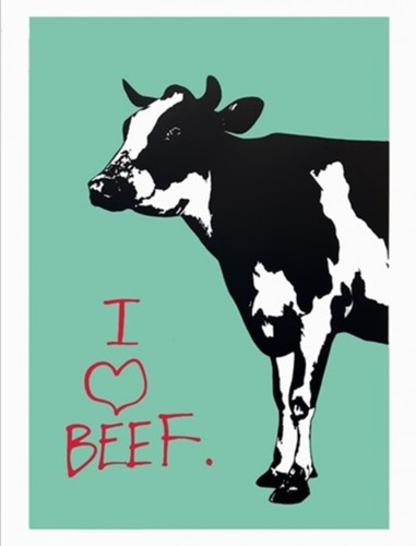 Blek rat signed print - rat, “