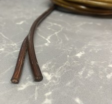 RS 4mm squared High Quality OFC stranded speaker cable 2x 3.4metres length READ