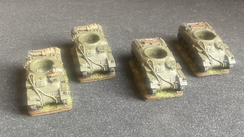 Painted metal 15mm ww2 british - 15mm,