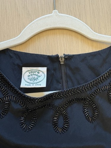 Vintage laura ashley black - vintage,