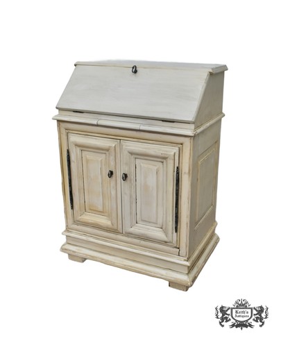 Painted secretary desk slant - painted,