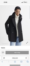 Reiss Maisie Wool Blend Coat