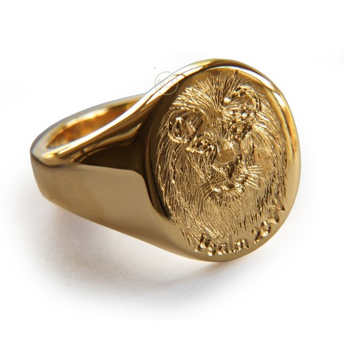 New 9ct yellow - gold, hand