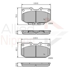 Brake Pads Set For Subaru