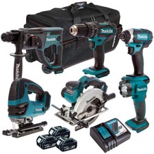Makita 18V LXT 6 Piece Combo