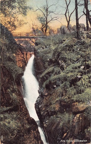 Postcard ullswater aira - postcard,