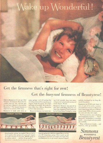 1957 simmons beautyrest - 1957,