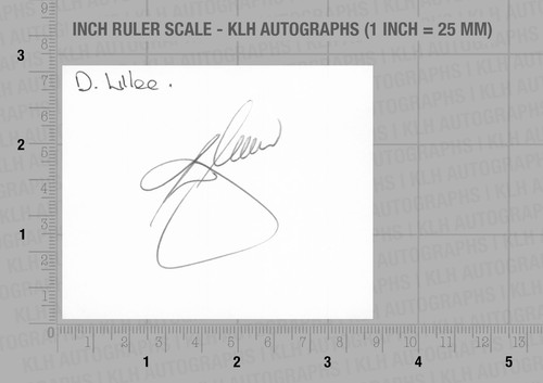 Dennis lillee hand signed - dennis,