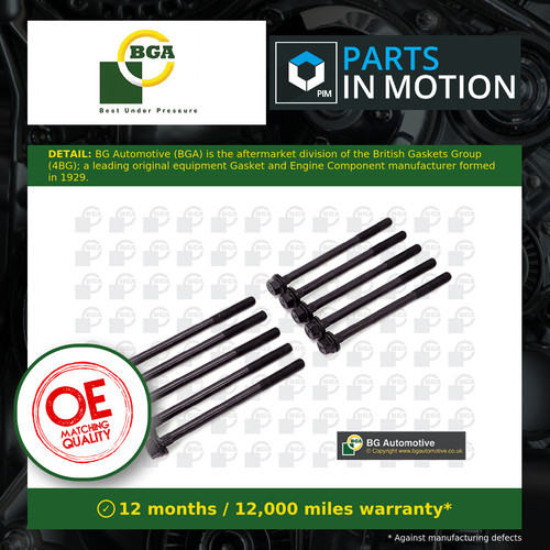 Cylinder head bolts fits - bolts,