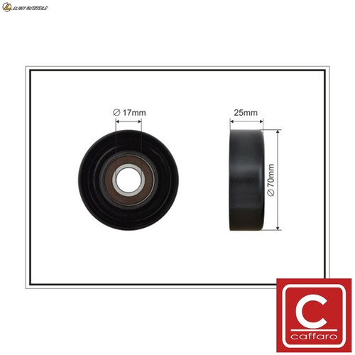 Tensioner pulley ribbed - v-ribbed, belt