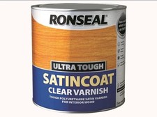 Ronseal Ultra Tough Internal Clear Satincoat Varnish 2.5 Litre RSLUTVSC25L